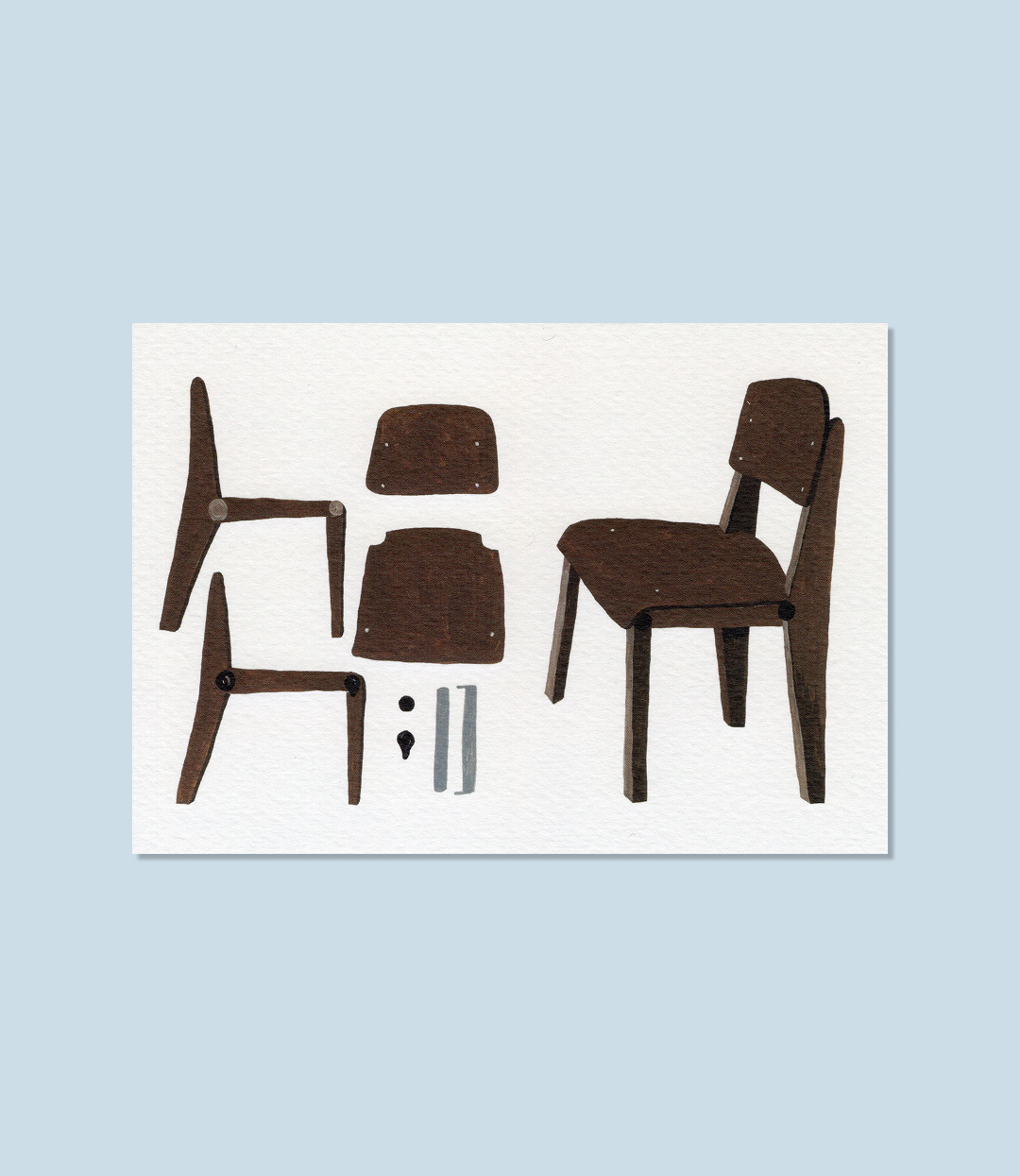 Stoel - Postcard