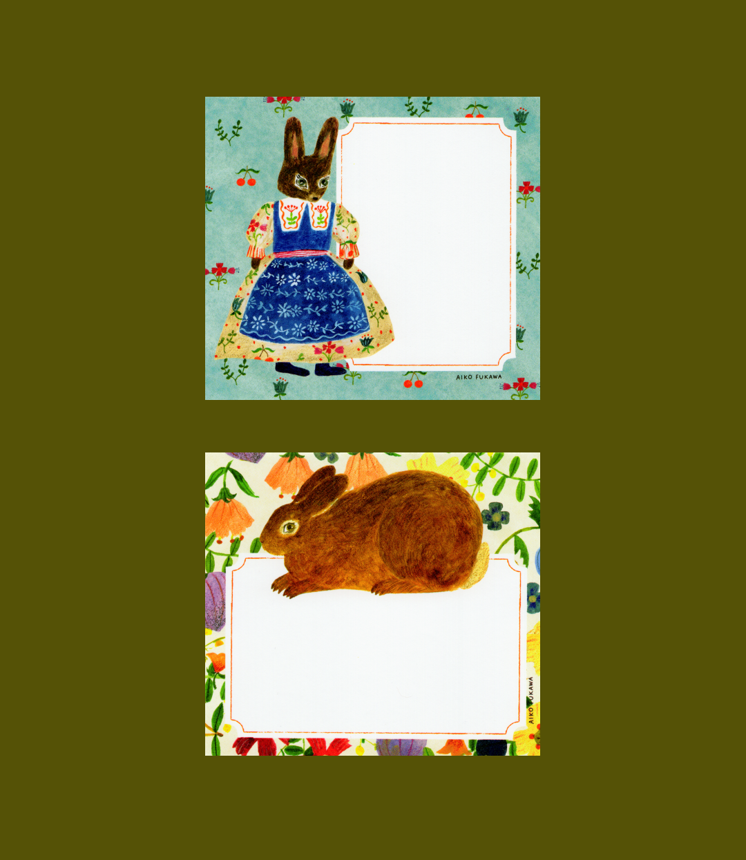 Flowers and Animals - Memopad