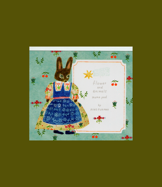 Flowers and Animals - Memopad