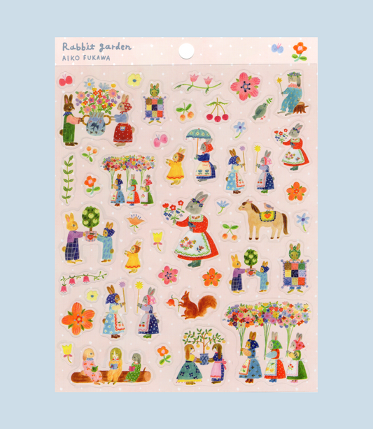 Rabbit Garden Stickers