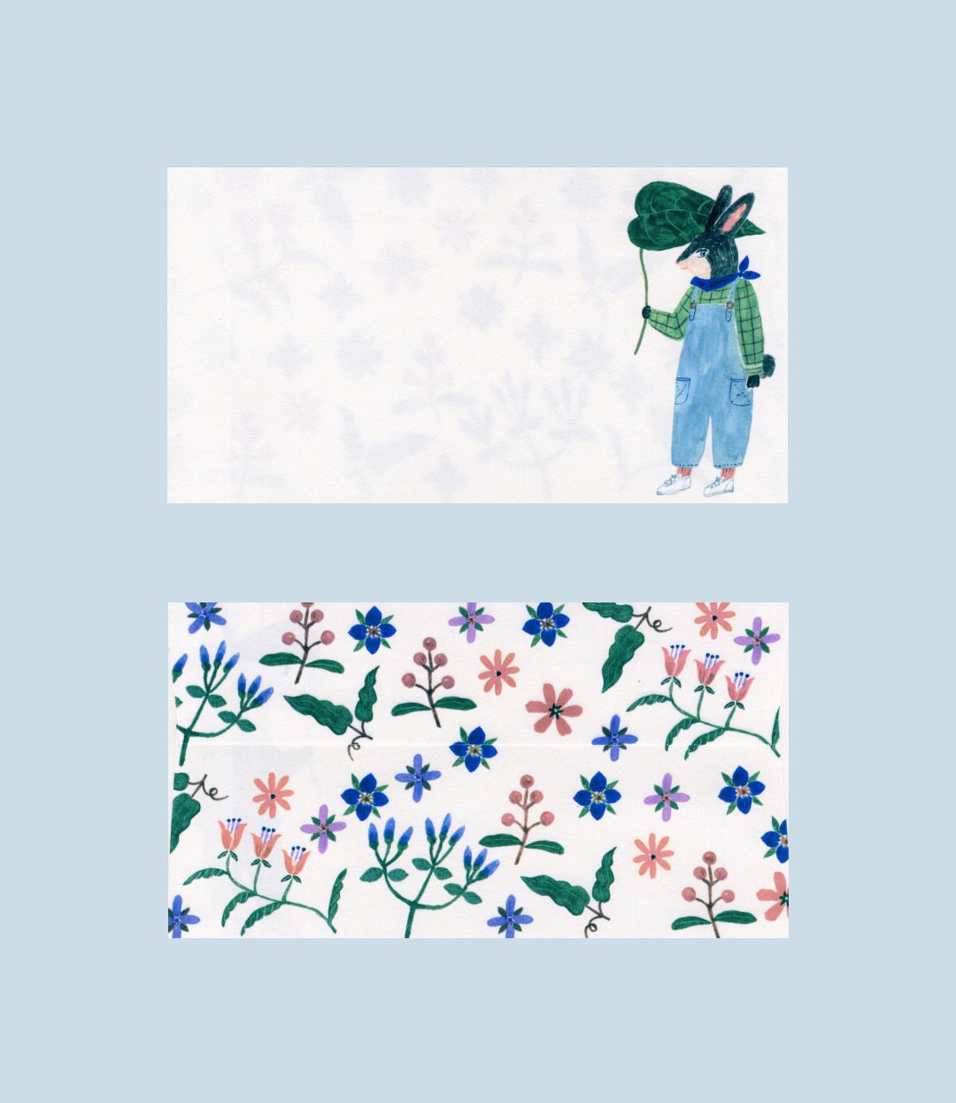 Rabbit Letter - Briefpapier set
